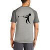 Mens Sublimated PosiCharge Tri Blend Wicking Raglan Tee Thumbnail