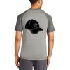 Mens Sublimated PosiCharge Tri Blend Wicking Raglan Tee Thumbnail