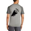 Mens Sublimated PosiCharge Tri Blend Wicking Raglan Tee Thumbnail