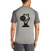 Mens Sublimated PosiCharge Tri Blend Wicking Raglan Tee Thumbnail