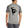 Mens Sublimated PosiCharge Tri Blend Wicking Raglan Tee Thumbnail