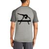 Mens Sublimated PosiCharge Tri Blend Wicking Raglan Tee Thumbnail
