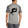 Mens Sublimated PosiCharge Tri Blend Wicking Raglan Tee Thumbnail