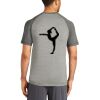 Mens Sublimated PosiCharge Tri Blend Wicking Raglan Tee Thumbnail