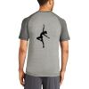 Mens Sublimated PosiCharge Tri Blend Wicking Raglan Tee Thumbnail