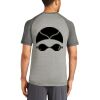 Mens Sublimated PosiCharge Tri Blend Wicking Raglan Tee Thumbnail