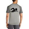 Mens Sublimated PosiCharge Tri Blend Wicking Raglan Tee Thumbnail