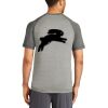 Mens Sublimated PosiCharge Tri Blend Wicking Raglan Tee Thumbnail