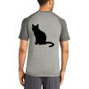 Mens Sublimated PosiCharge Tri Blend Wicking Raglan Tee Thumbnail