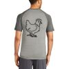 Mens Sublimated PosiCharge Tri Blend Wicking Raglan Tee Thumbnail