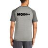 Mens Sublimated PosiCharge Tri Blend Wicking Raglan Tee Thumbnail