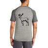 Mens Sublimated PosiCharge Tri Blend Wicking Raglan Tee Thumbnail