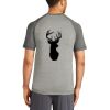Mens Sublimated PosiCharge Tri Blend Wicking Raglan Tee Thumbnail