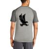 Mens Sublimated PosiCharge Tri Blend Wicking Raglan Tee Thumbnail