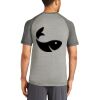 Mens Sublimated PosiCharge Tri Blend Wicking Raglan Tee Thumbnail