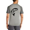 Mens Sublimated PosiCharge Tri Blend Wicking Raglan Tee Thumbnail