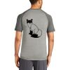Mens Sublimated PosiCharge Tri Blend Wicking Raglan Tee Thumbnail
