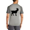 Mens Sublimated PosiCharge Tri Blend Wicking Raglan Tee Thumbnail