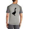 Mens Sublimated PosiCharge Tri Blend Wicking Raglan Tee Thumbnail