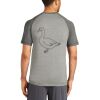 Mens Sublimated PosiCharge Tri Blend Wicking Raglan Tee Thumbnail