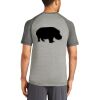 Mens Sublimated PosiCharge Tri Blend Wicking Raglan Tee Thumbnail