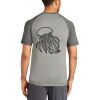 Mens Sublimated PosiCharge Tri Blend Wicking Raglan Tee Thumbnail