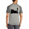 Mens Sublimated PosiCharge Tri Blend Wicking Raglan Tee Thumbnail