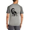 Mens Sublimated PosiCharge Tri Blend Wicking Raglan Tee Thumbnail