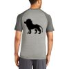Mens Sublimated PosiCharge Tri Blend Wicking Raglan Tee Thumbnail