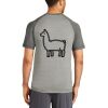 Mens Sublimated PosiCharge Tri Blend Wicking Raglan Tee Thumbnail