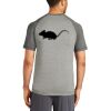 Mens Sublimated PosiCharge Tri Blend Wicking Raglan Tee Thumbnail