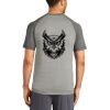 Mens Sublimated PosiCharge Tri Blend Wicking Raglan Tee Thumbnail