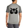 Mens Sublimated PosiCharge Tri Blend Wicking Raglan Tee Thumbnail