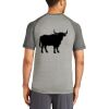 Mens Sublimated PosiCharge Tri Blend Wicking Raglan Tee Thumbnail