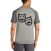 Mens Sublimated PosiCharge Tri Blend Wicking Raglan Tee Thumbnail