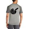 Mens Sublimated PosiCharge Tri Blend Wicking Raglan Tee Thumbnail