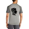 Mens Sublimated PosiCharge Tri Blend Wicking Raglan Tee Thumbnail