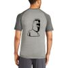 Mens Sublimated PosiCharge Tri Blend Wicking Raglan Tee Thumbnail