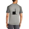 Mens Sublimated PosiCharge Tri Blend Wicking Raglan Tee Thumbnail