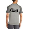 Mens Sublimated PosiCharge Tri Blend Wicking Raglan Tee Thumbnail