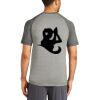 Mens Sublimated PosiCharge Tri Blend Wicking Raglan Tee Thumbnail