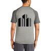 Mens Sublimated PosiCharge Tri Blend Wicking Raglan Tee Thumbnail