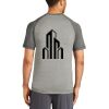 Mens Sublimated PosiCharge Tri Blend Wicking Raglan Tee Thumbnail