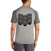 Mens Sublimated PosiCharge Tri Blend Wicking Raglan Tee Thumbnail