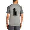 Mens Sublimated PosiCharge Tri Blend Wicking Raglan Tee Thumbnail