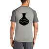 Mens Sublimated PosiCharge Tri Blend Wicking Raglan Tee Thumbnail
