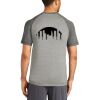 Mens Sublimated PosiCharge Tri Blend Wicking Raglan Tee Thumbnail