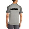 Mens Sublimated PosiCharge Tri Blend Wicking Raglan Tee Thumbnail