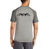 Mens Sublimated PosiCharge Tri Blend Wicking Raglan Tee Thumbnail