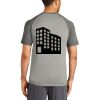 Mens Sublimated PosiCharge Tri Blend Wicking Raglan Tee Thumbnail